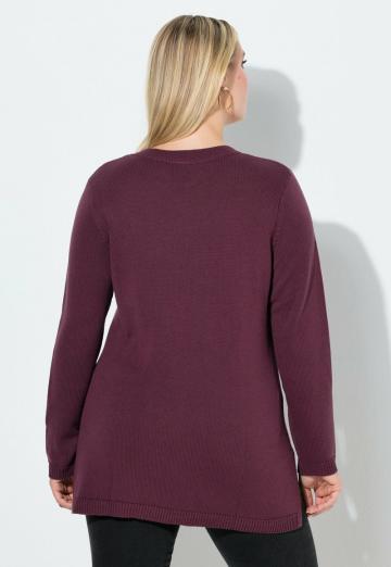 Длинный пуловер