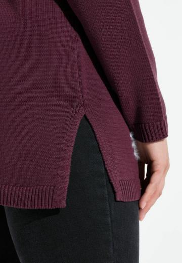 Длинный пуловер