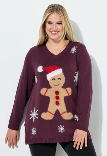 Длинный пуловер