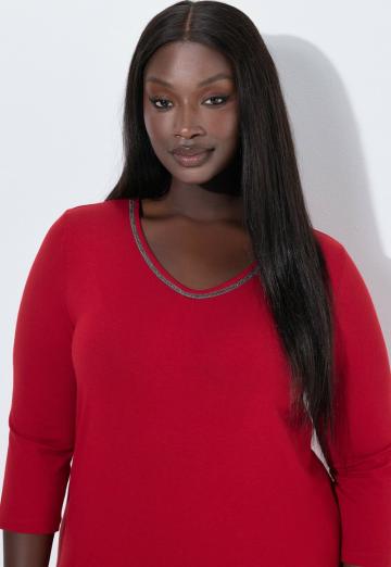 Майка с рукавом три четверти