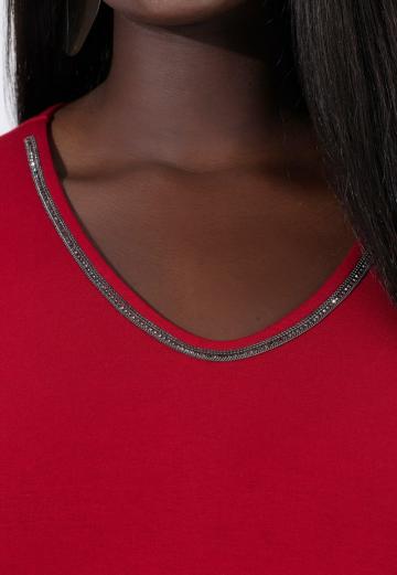 Майка с рукавом три четверти