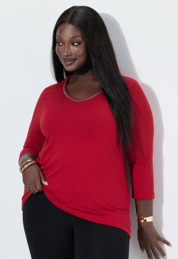 Майка с рукавом три четверти