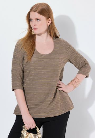 Майка с рукавом три четверти