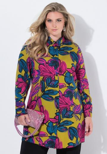 Длинная блузка