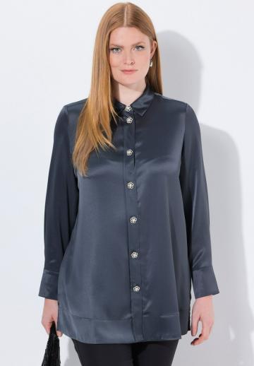 Атласная блузка