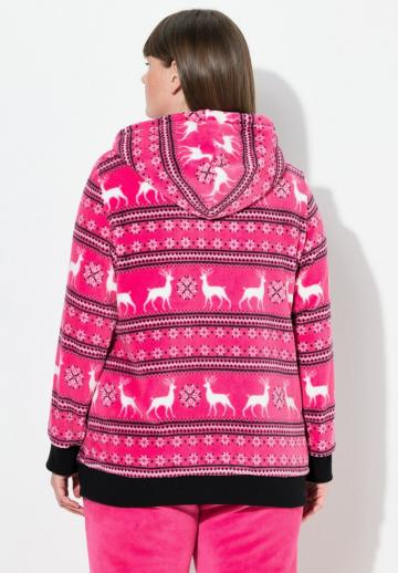 Жаккардовая вязаная кофта