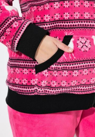 Жаккардовая вязаная кофта