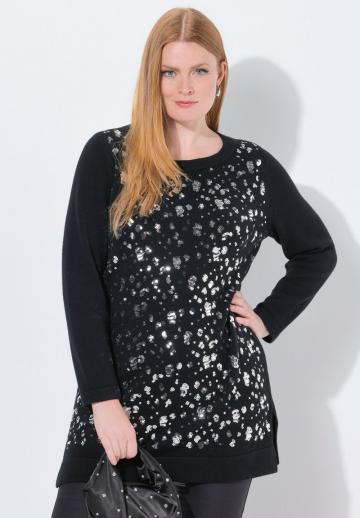 Длинный пуловер