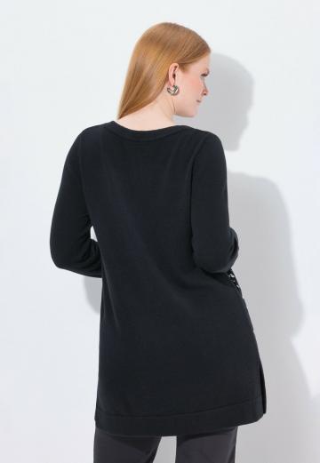 Длинный пуловер