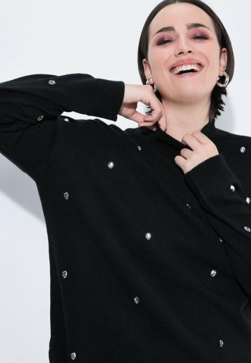 Длинный пуловер