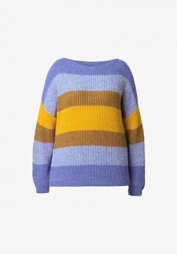 Пуловер в полоску