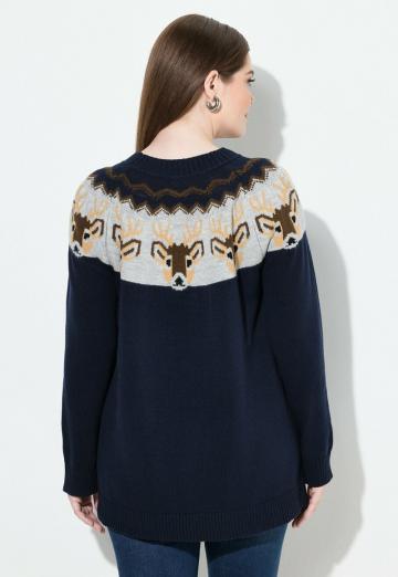 Длинный пуловер