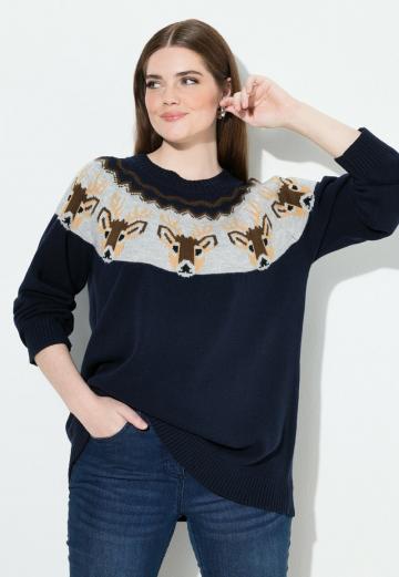 Длинный пуловер