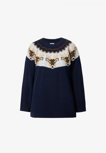 Длинный пуловер