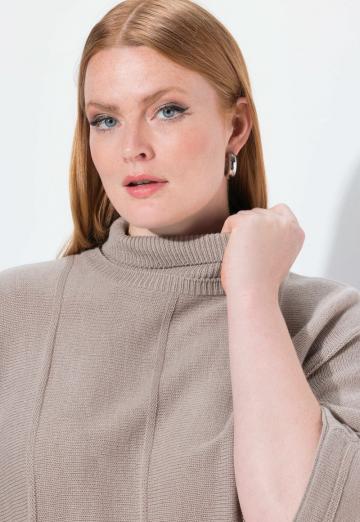 Пуловер с рукавом три четверти