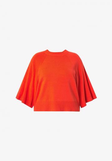 Пуловер с рукавом три четверти