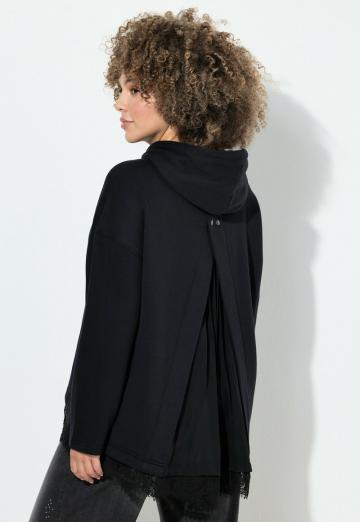 Пуловер с капюшоном