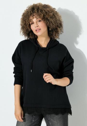 Пуловер с капюшоном