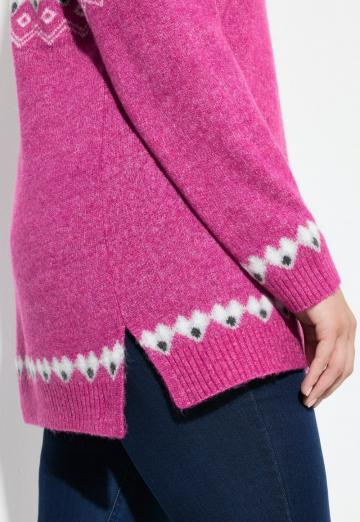 Длинный пуловер