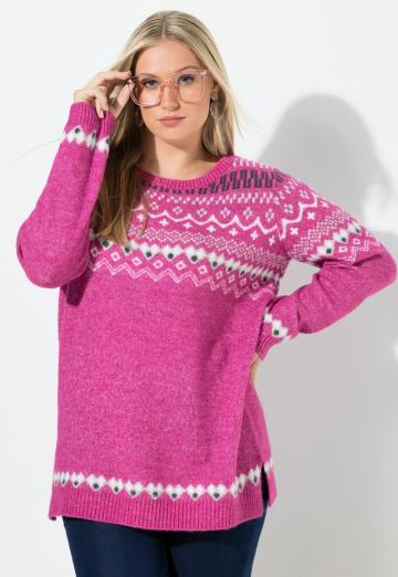 Длинный пуловер