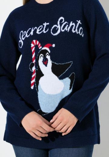 Длинный пуловер