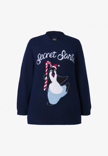 Длинный пуловер