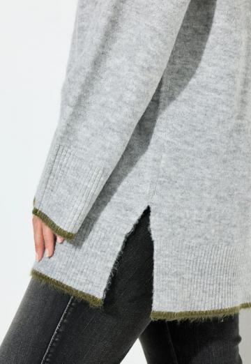 Длинный пуловер