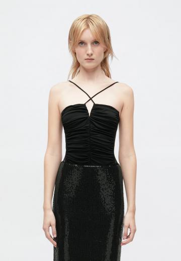 Топ на бретельках