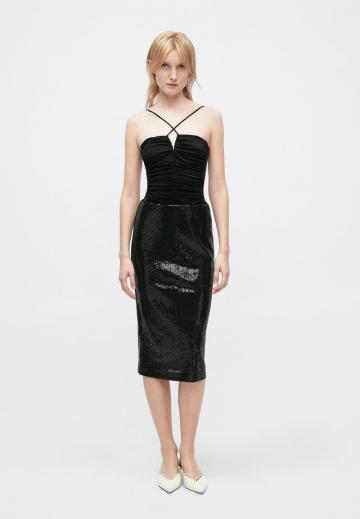 Топ на бретельках