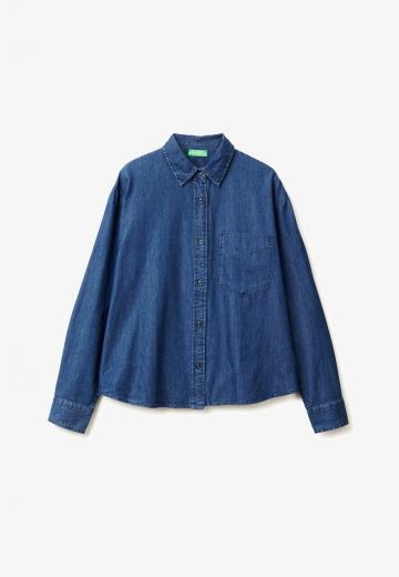 Джинсовая блузка