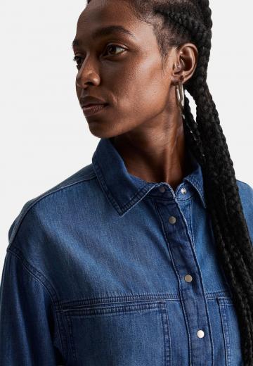 Джинсовая блузка