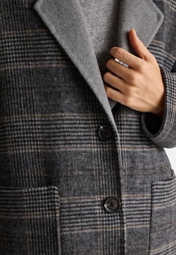 Шерстяное пальто