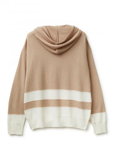 Пуловер с капюшоном