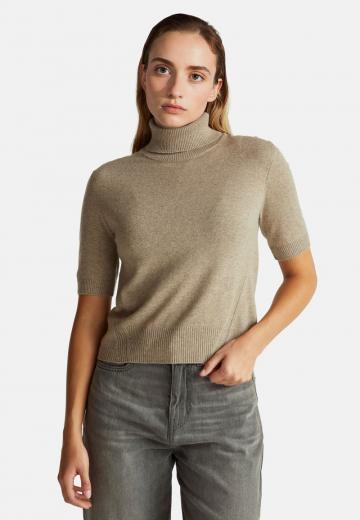 Пуловер с коротким рукавом