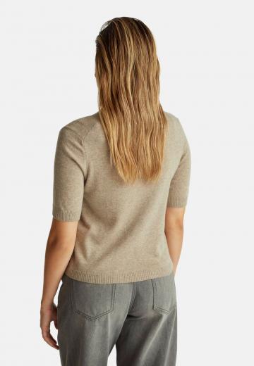 Пуловер с коротким рукавом