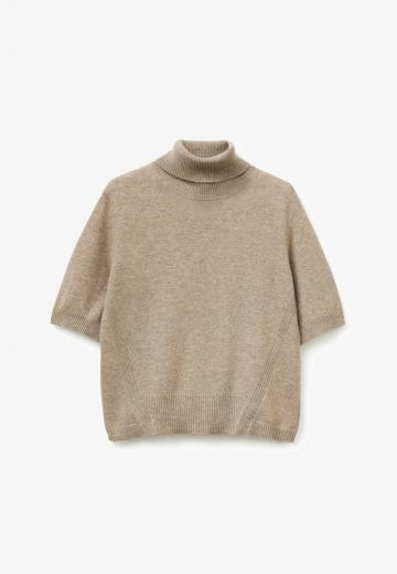 Пуловер с коротким рукавом