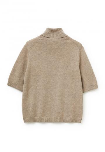 Пуловер с коротким рукавом