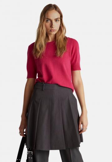 Пуловер с коротким рукавом