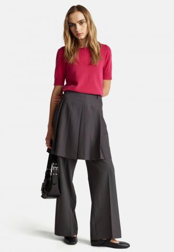 Пуловер с коротким рукавом