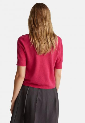 Пуловер с коротким рукавом