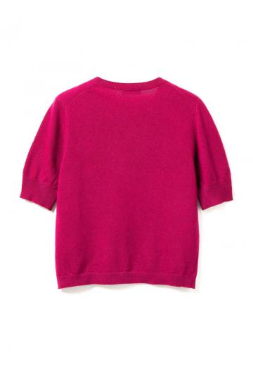 Пуловер с коротким рукавом