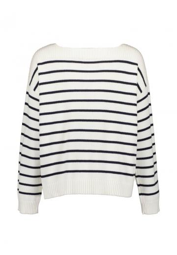 Пуловер в полоску