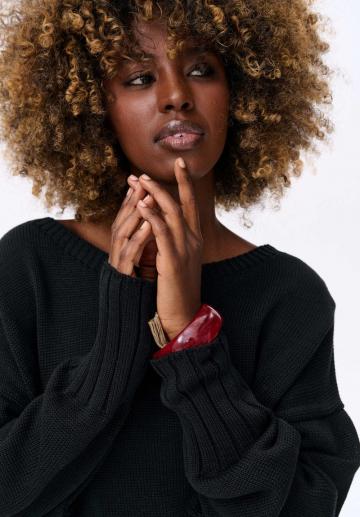 Длинный пуловер