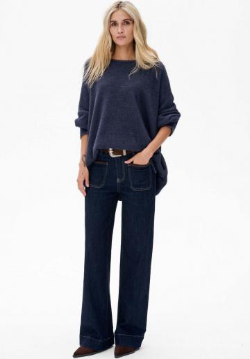 Длинный пуловер