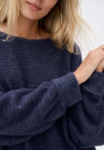 Длинный пуловер