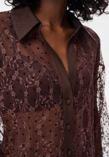 Кружевная блузка