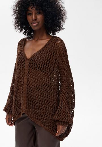 Длинный пуловер