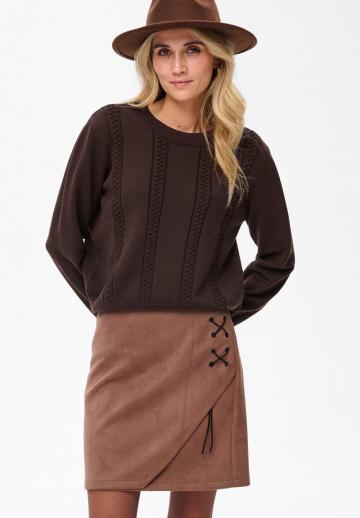 Кожаная юбка