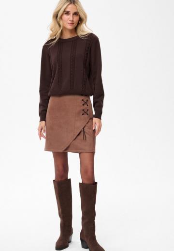 Кожаная юбка