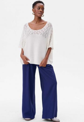 Пуловер с рукавом три четверти